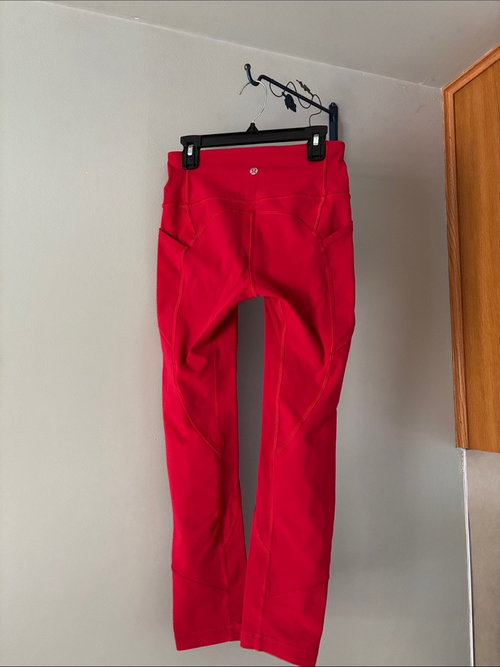 lululemon athletica All The Right Places Crop II 23" - Dark Red - Picture 7 of 8